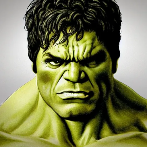 Prompt: the hulk as the pope, mark ruffalo