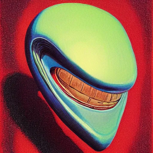 Image similar to alien by wayne thiebaud