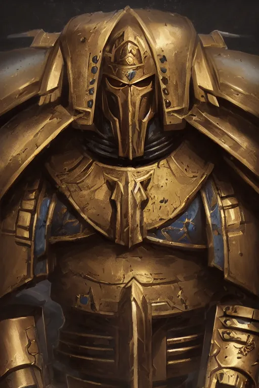 Image similar to armor portrait heros warhammer 4 0 k horus heresy fanart - the primarchs emperor by johannes helgeson animated with vfx concept artist & illustrator global illumination ray tracing hdr fanart arstation zbrush central hardmesh 8 k octane renderer comics stylized