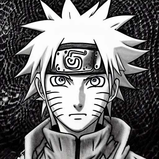 Prompt: photo of naruto in the style of Arthur Rackham realistic wide focus 8k ultra insanely detailed intricate elegant art