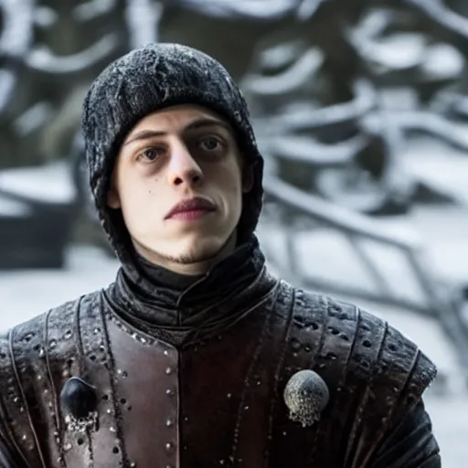 Image similar to still of pete davidson in game of thrones