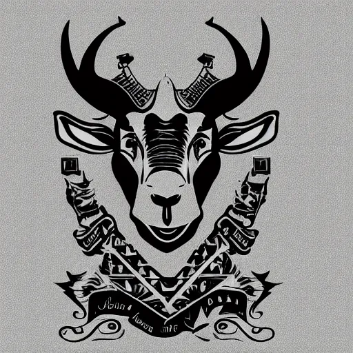 Image similar to satanic goat vector illustration, graphic tees