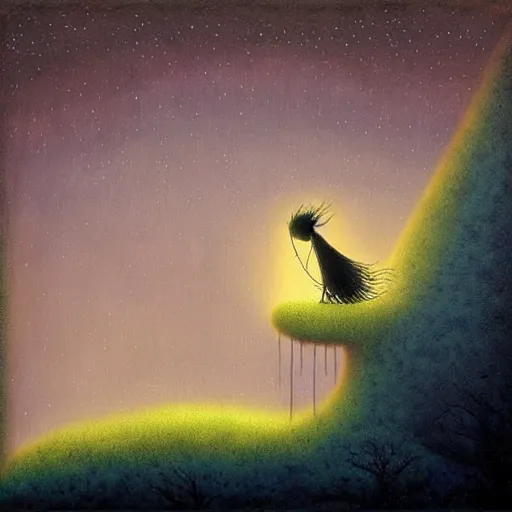 Prompt: lullaby by andy kehoe, masterpiece