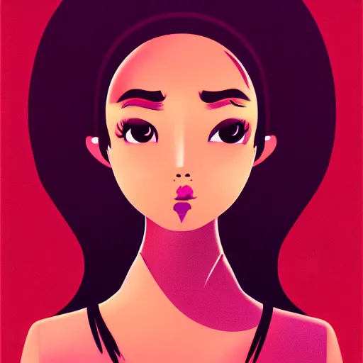 Image similar to 2 d character design, female rapper, vector art, digital art, portrait, 4 k, 8 k, sharp focus, smooth, illustration, concept art, music artist