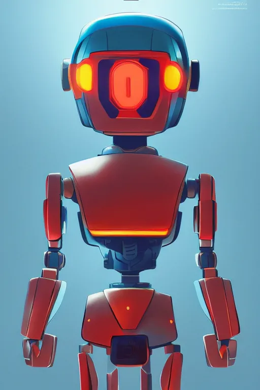 Image similar to metabots medabots medarotto medarot robot minimalist comics helmet mask neon cybereye, behance hd by jesper ejsing, by rhads, makoto shinkai and lois van baarle, ilya kuvshinov, rossdraws global illumination ray tracing hdr radiating a glowing aura