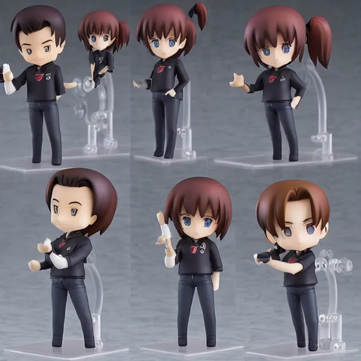 Prompt: Elon Musk, An anime Nendoroid of Elon Musk, figurine, detailed product photo