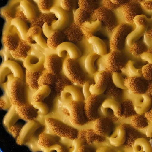 Prompt: planet earth covered in mac and cheese, artstation, 4k