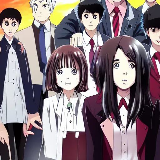 Image similar to parasyte anime bold