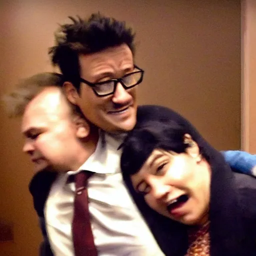 Markiplier Carrying Lady Dimitrescu While Holding A Stable Diffusion