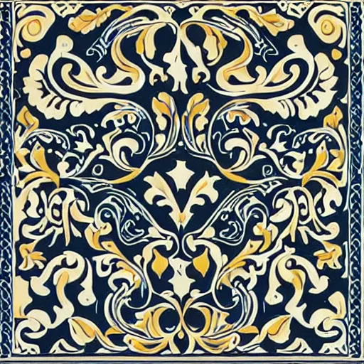 Prompt: telemark rosemaling