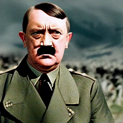 Prompt: hitler in lord of the rings film