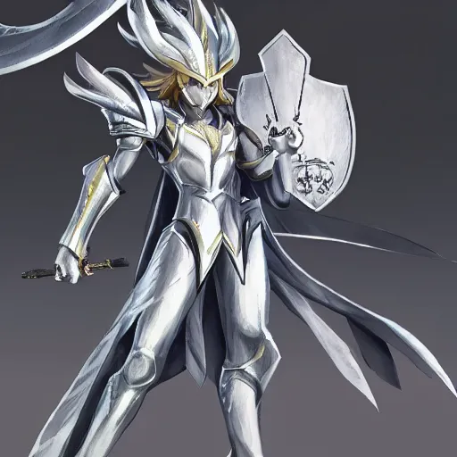 Image similar to A silver zodiac knight from saint seiya using an armor of a Pikachu constelation by Stanley Artgerm Lau, WLOP, Rossdraws, ArtStation, CGSociety, concept art, cgsociety, octane render, trending on artstation, artstationHD, artstationHQ, unreal engine, 4k, 8k,