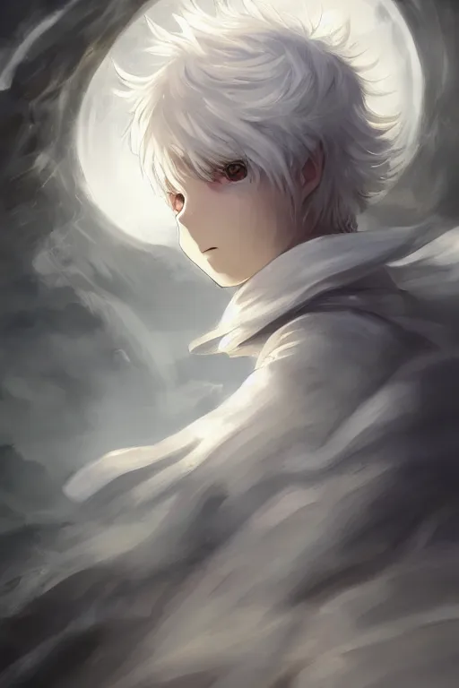 Dude White Hair Anime Boy White Hair PNG Image With Transparent Background   TOPpng