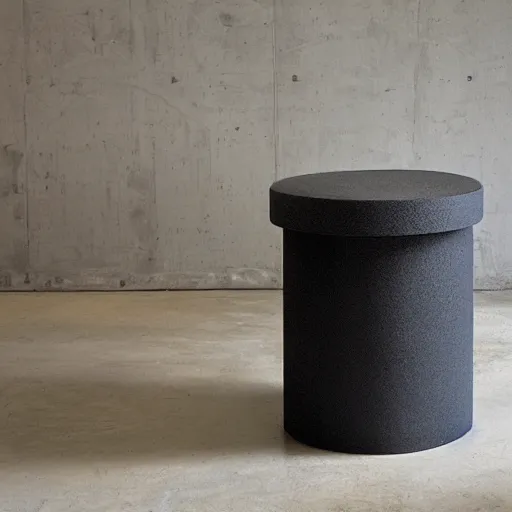 Image similar to the saturn stool by tadao ando