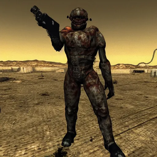 Image similar to a monster from fallout new vegas