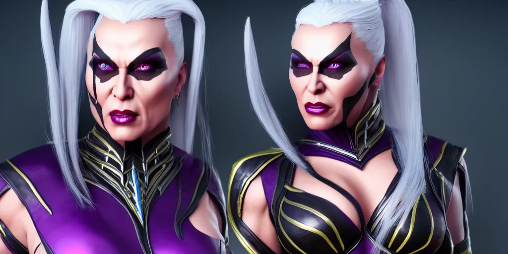 Image similar to photorealistic image of sindel retcon character of mortal kombat, octane render, trending artstation by atomhawk studio