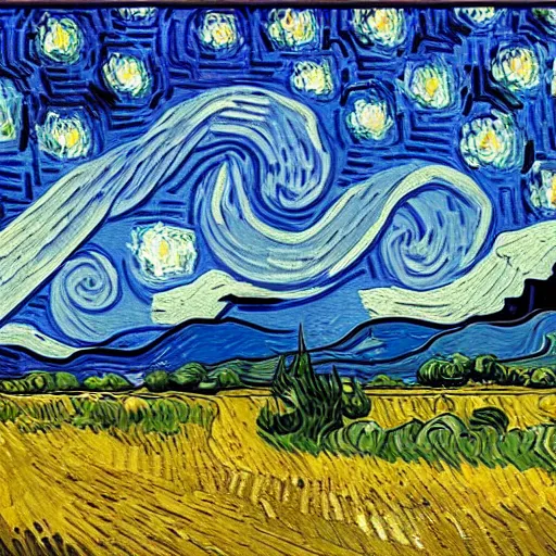 Image similar to breaking bad as a van gogh painting, 4 k, hyper realistic, dslr, high resolution, landscape, beautiful