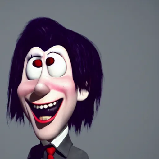 Prompt: marilyn manson as a pixar disney character from up 2 0 0 9 unreal engine octane render 3 d render photorealistic