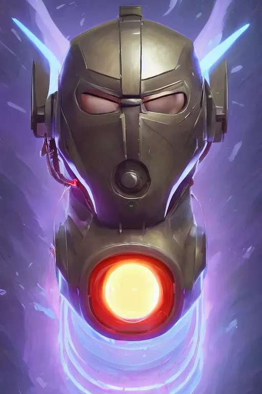 Image similar to epic mask helmet robot ninja portrait stylized as fornite style game design fanart by concept artist gervasio canda, behance hd by jesper ejsing, by rhads, makoto shinkai and lois van baarle, ilya kuvshinov, rossdraws global illumination radiating a glowing aura global illumination ray tracing hdr render in unreal engine 5