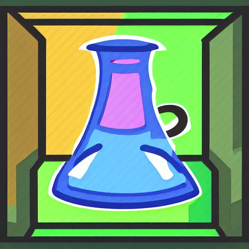 Image similar to health potion, wow, world of warcraft, game icon, flat background