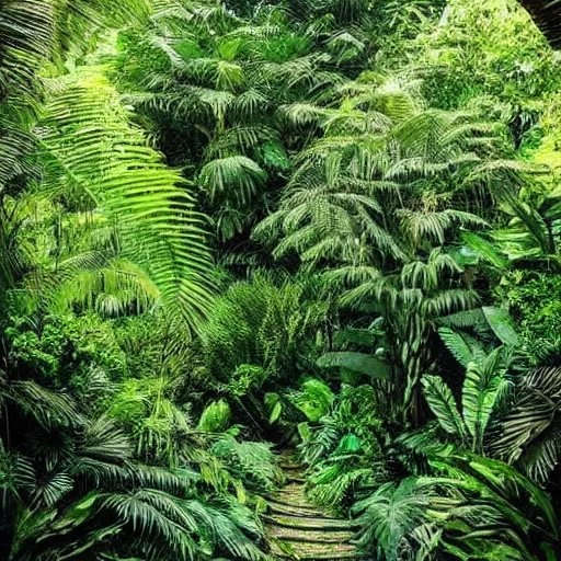 Image similar to a pintrest photo of a jungle