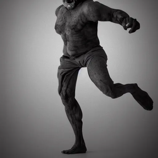 Prompt: old man dancer, full body, hyper realistic, photoreal render, octane render, trending on artstation