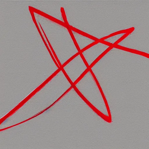Image similar to curved red arrow sketch