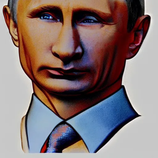 Image similar to vladimir putin became ugly retarded furry, photo - realistic, color image, 2 k, highly detailed, occult art