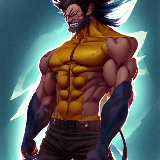 Prompt: anime portrait of Wolverine as an anime antagonist by Stanley Artgerm Lau, WLOP, Rossdraws, James Jean, Andrei Riabovitchev, Marc Simonetti, and Sakimichan, trending on artstation