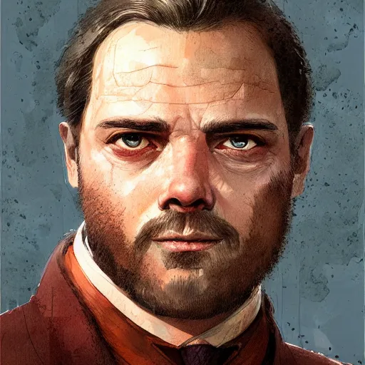 Prompt: detailed portrait of xavier of bourbon parma by marc simonetti