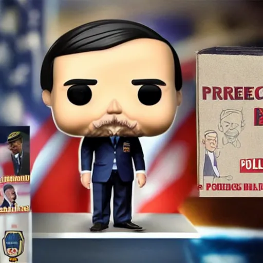 Prompt: President Bolsonaro Funko pop