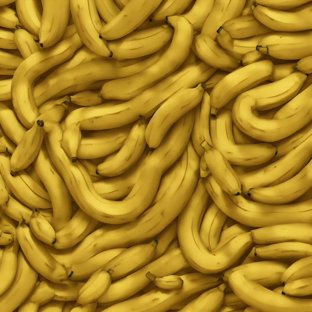 Prompt: seamless banana texture art, 4k