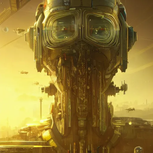 Image similar to Stanky yellow tic-tac in a Starcitizen loading screen, intricate, dystopian, fantasy, extremely detailed, digital painting, artstation, concept art, smooth, sharp focus, illustration, stark lighting, incredible art by artgerm and greg rutkowski and alphonse mucha and simon stalenhag