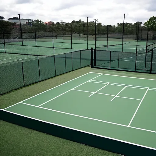 Image similar to a tennis court,