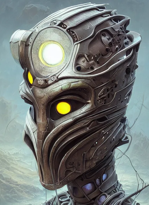 Image similar to evangeleon robots mf doom reptile eyes, robot skin. intricate, elegant, highly detailed, centered, digital painting, artstation, concept art, smooth, sharp focus, illustration, artgerm, tomasz alen kopera, peter mohrbacher, donato giancola, joseph christian leyendecker, wlop, frank frazetta