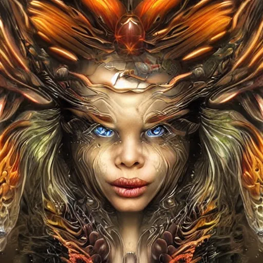 Image similar to fantasy art hyper realistic ai created interesting bizarre subconscious fantastic art award winning best ultra detailed magnificent