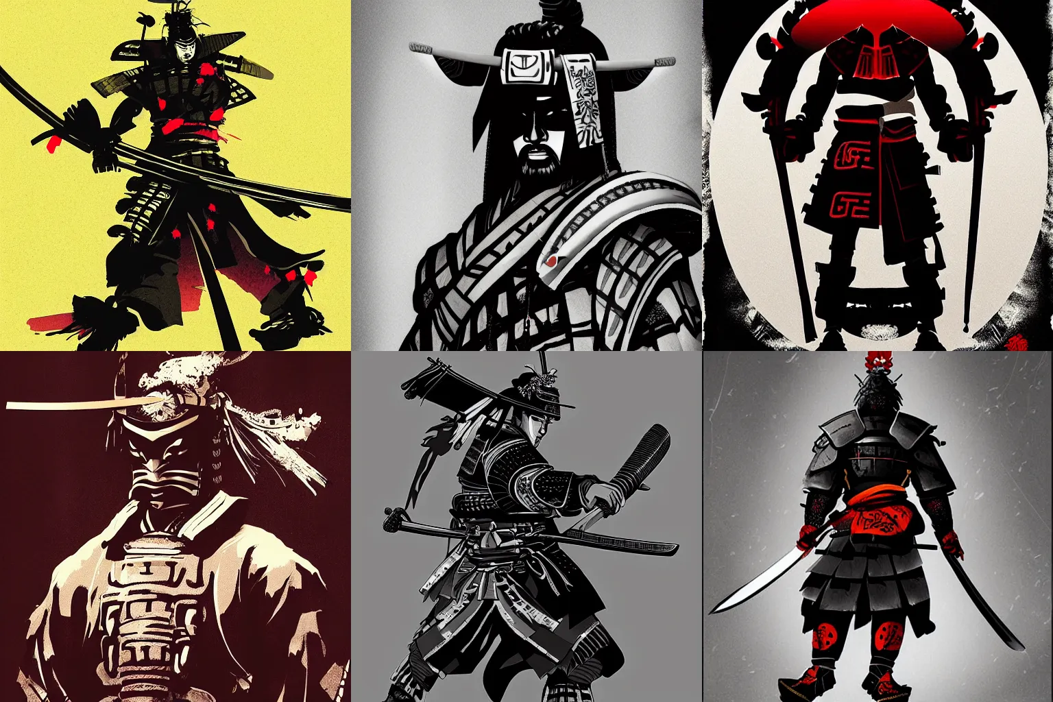 Prompt: samurai by brian sum