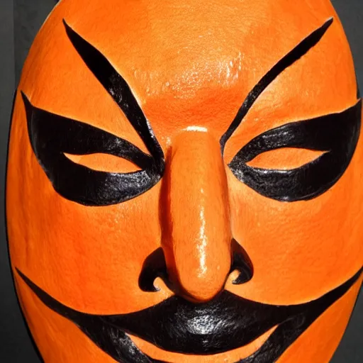 Image similar to orange gothic mask