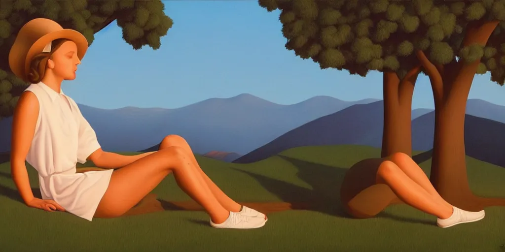 Prompt: poem, summer evening, kenton nelson