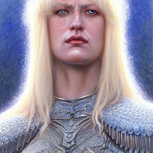 Image similar to Griffith, close-up portrait art by Donato Giancola and James Gurney, digital art, trending on artstation