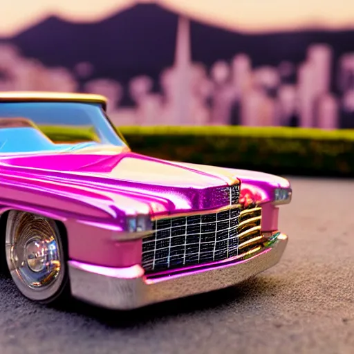 Pink cadillac 2024 hot wheels