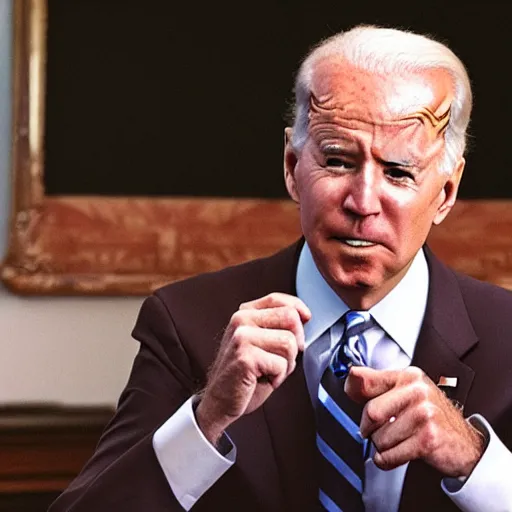 Image similar to joe biden in hotline miami