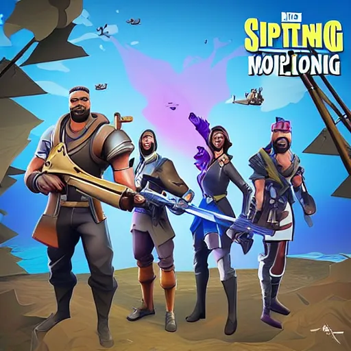 Image similar to “King’s landing, Fortnite theme, digital art, award winning”