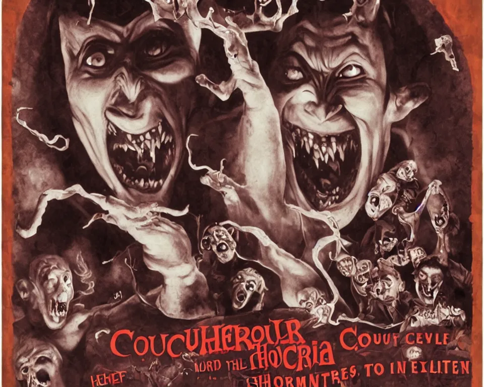 Image similar to Count Chocula horror movie poster