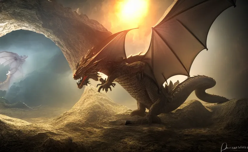 Image similar to A dragon emerging from a dimensional portal, high quality photo, dramatic light, photorealistic, 8k,