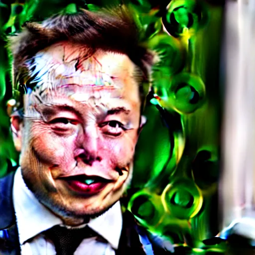 Image similar to elon musk smoking weed