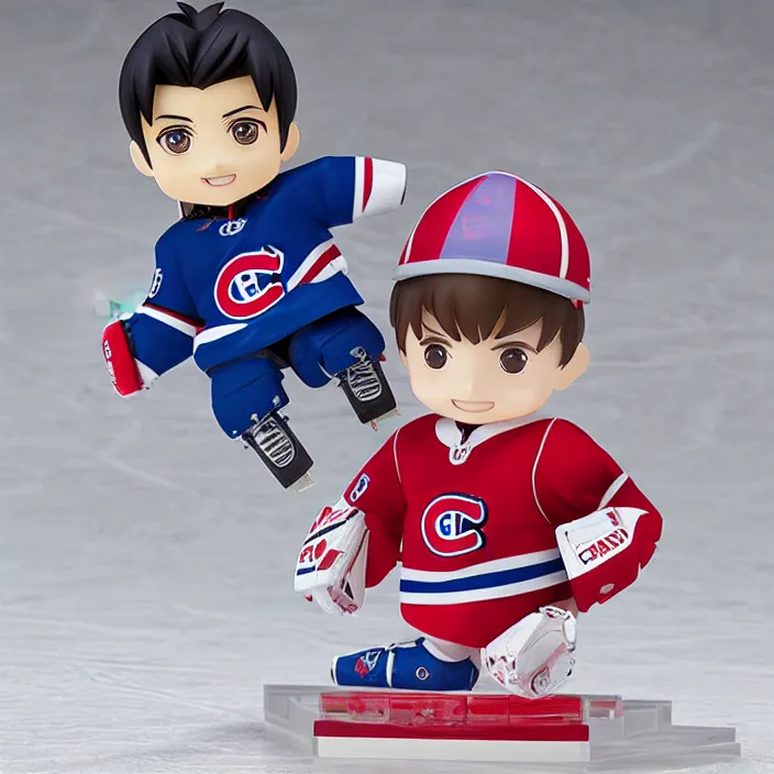 Prompt: Carey Price, An anime Nendoroid of Carey Price, Montreal Habs Canadien figurine, detailed product photo