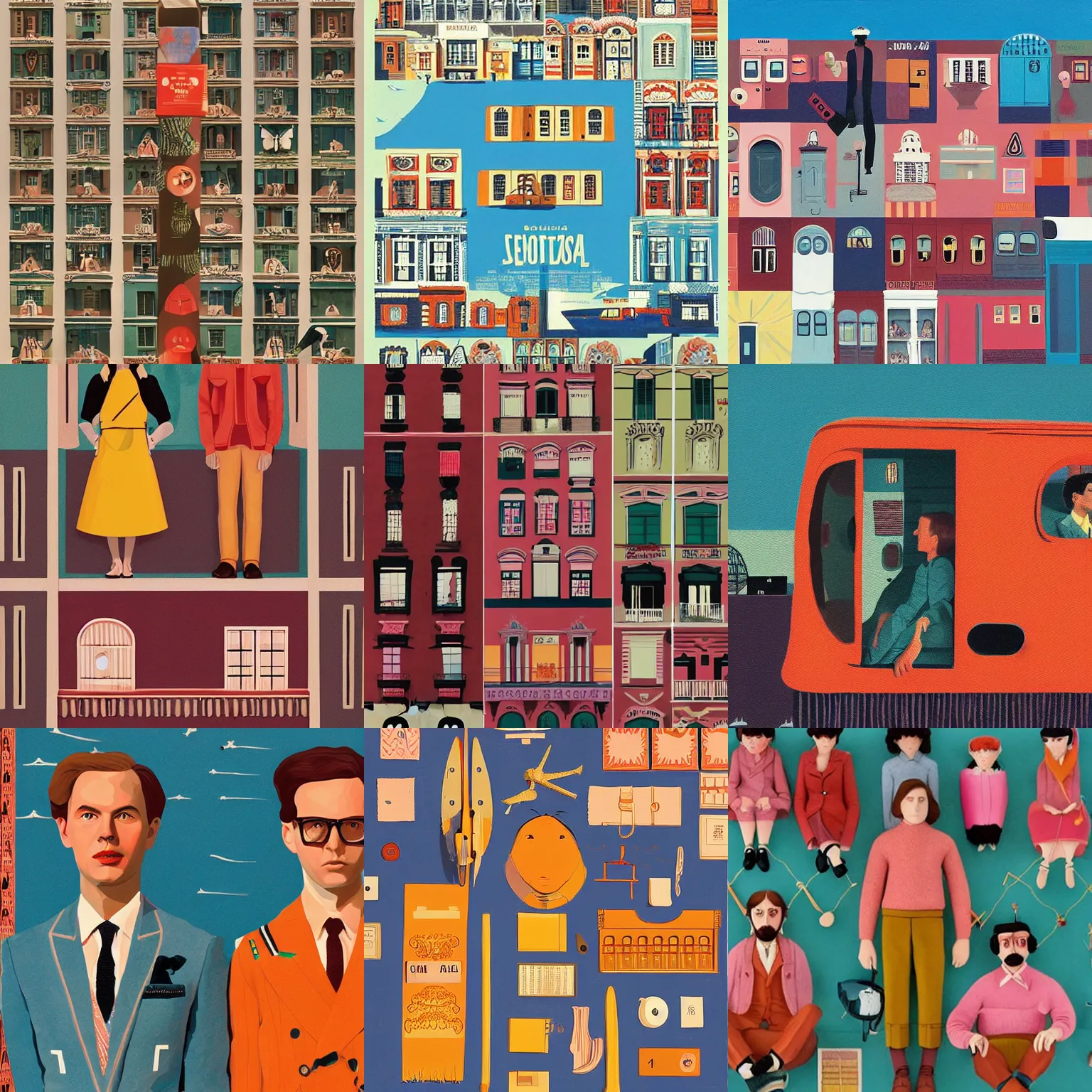 Prompt: artwork by wes anderson