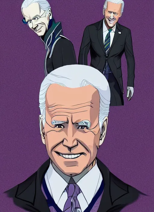 Image similar to joe biden as a kingdom hearts villain, official square enix concept art, intricate design, high definition, delicate patterned, fantasy, fashionable rpg clothing