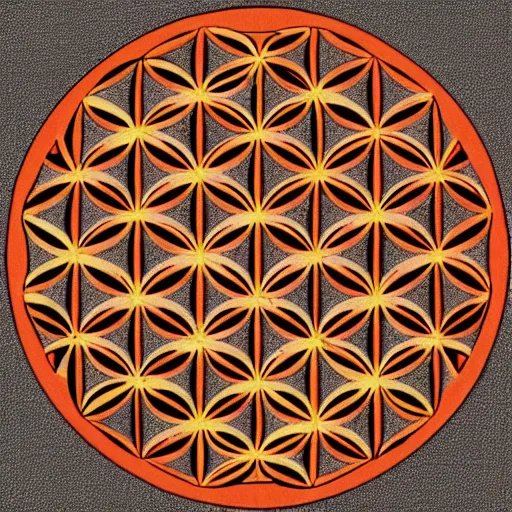 Image similar to flower of life